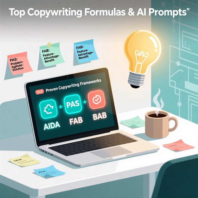 AI Writing Prompts Based on Popular Content Frameworks