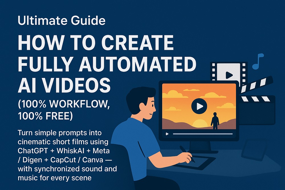 How to Create AI Video Short Films  (100% Workflow, 100% Free)