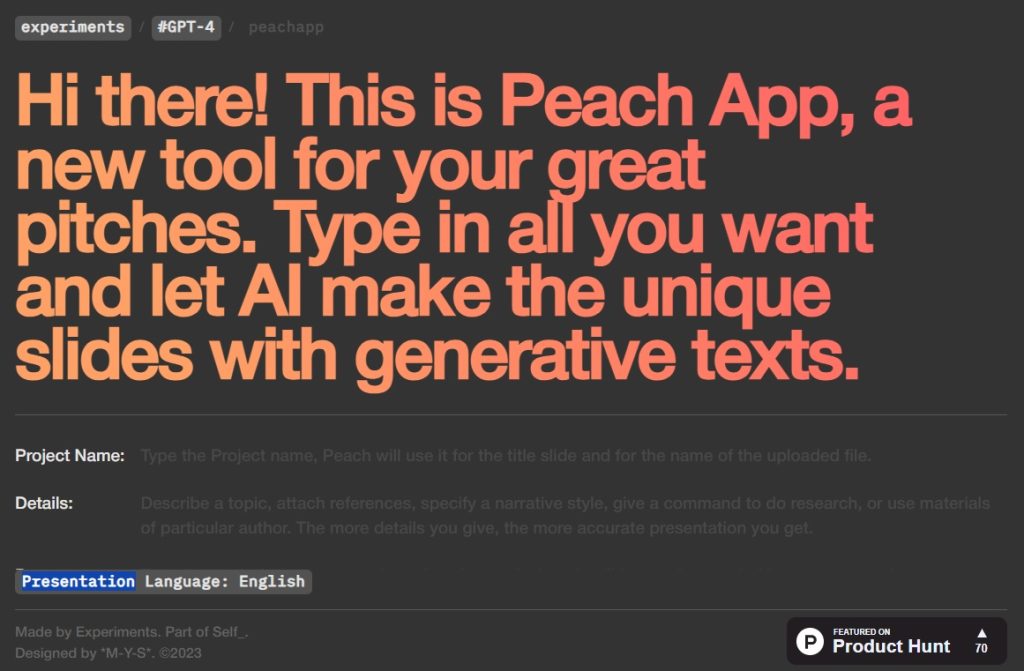 Peach App