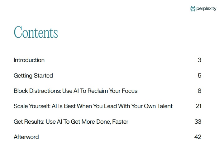 Perplexity at Work: A Guide to Getting More Done Pdf