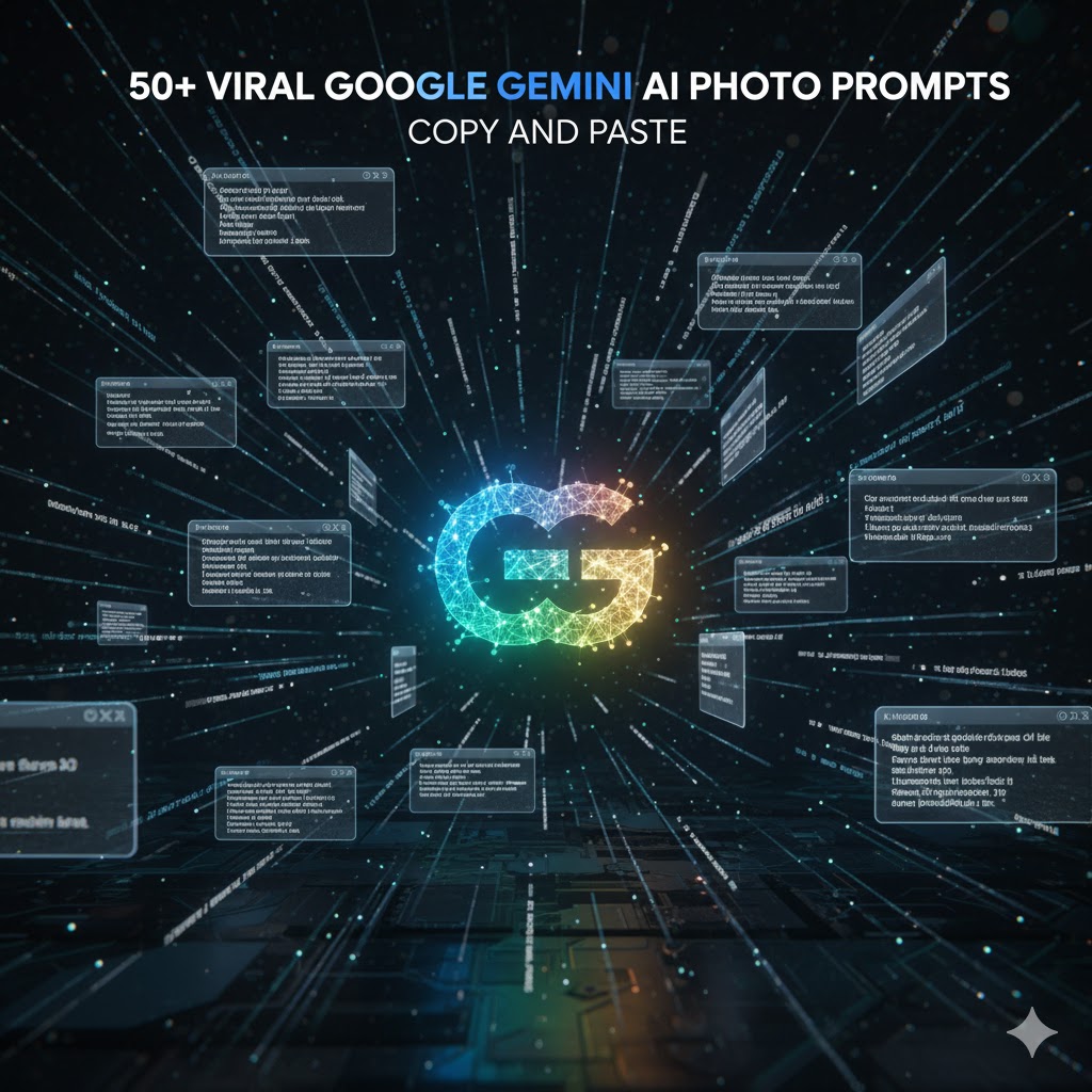 50+ Viral Google Gemini AI Photo Prompts Copy and Paste