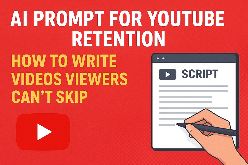 AI Prompt for YouTube Retention – How to Write Videos Viewers Can’t Skip