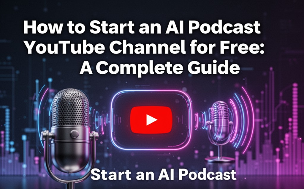 How to Start an AI Podcast YouTube Channel for Free: A Complete Guide